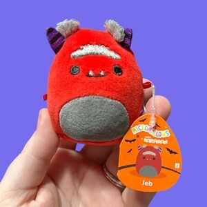Squishmallows 2.5” Jeb the Monster Halloween Countdown Micromallow New!